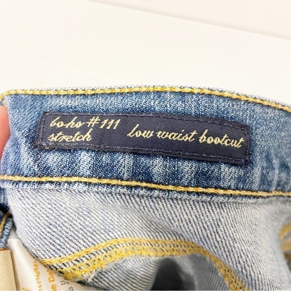 Citizens of Humanity | Distressed boho stretch #111 Low Waist Bootcut Jeans 25 - Picture 4 of 16